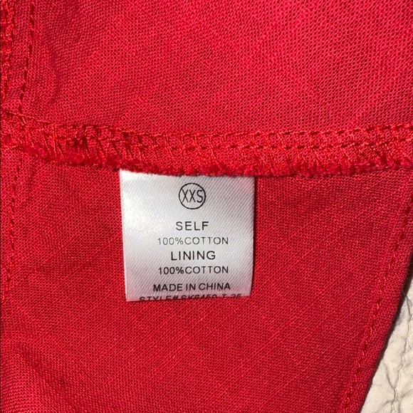 Altar’d‎ State Women's Ruffled Cropped Red Top - Picture 5 of 8